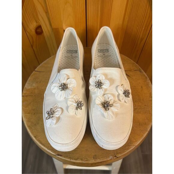kate spade Shoes - Kate Spade x Keds Triple Decker Ks Sequin Flowers Size 9.5